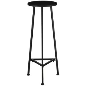 Plantentafel - H80 x Ø30 cm - Metaal - Zwart