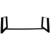 Tafelonderstel Trapezium met Balk Zwart 235cm Tafelonderstel Trapezium met Balk - Zwart 235cm