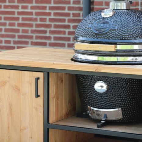 buitenkeuken industrieel extra diep + Yakiniku XL Kamado