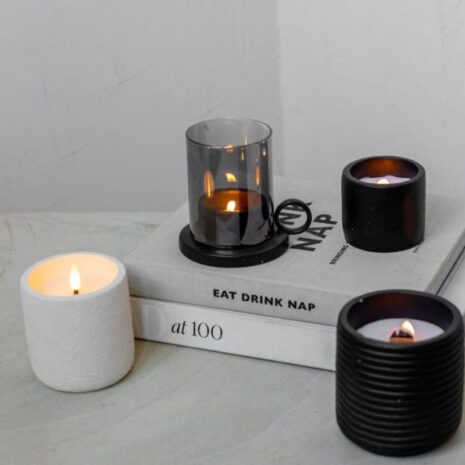 frosted led kaars off white - sfeerfplaatje