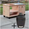 kamado tafel douglas 150 x 70 Kamado tafel douglas 150x70 + Urban Bastard Large Kamado