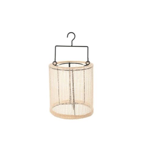 Geweven Lantaarn Indy Small Zand Jens Living Geweven Lantaarn Indy Small Zand - Jens Living