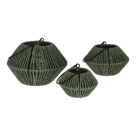 Set van 3 Groene Lantaarns Jens Living Set van 3 Groene Lantaarns - Jens Living