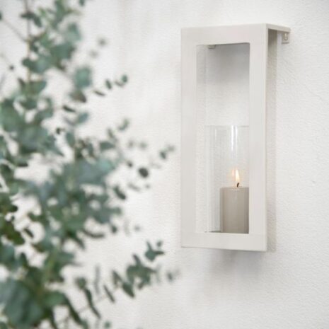 sfeerfoto Wandlantaarn Wes Grijsbeige Leeff sfeerfoto Wandlantaarn Wes Grijsbeige - Leeff