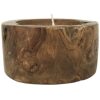 zijn aanzicht detail Kaars Boomstam Klein o20x10 Naturel Teak zij aanzicht detail Kaars Boomstam Klein-ø20x10-Naturel-Teak