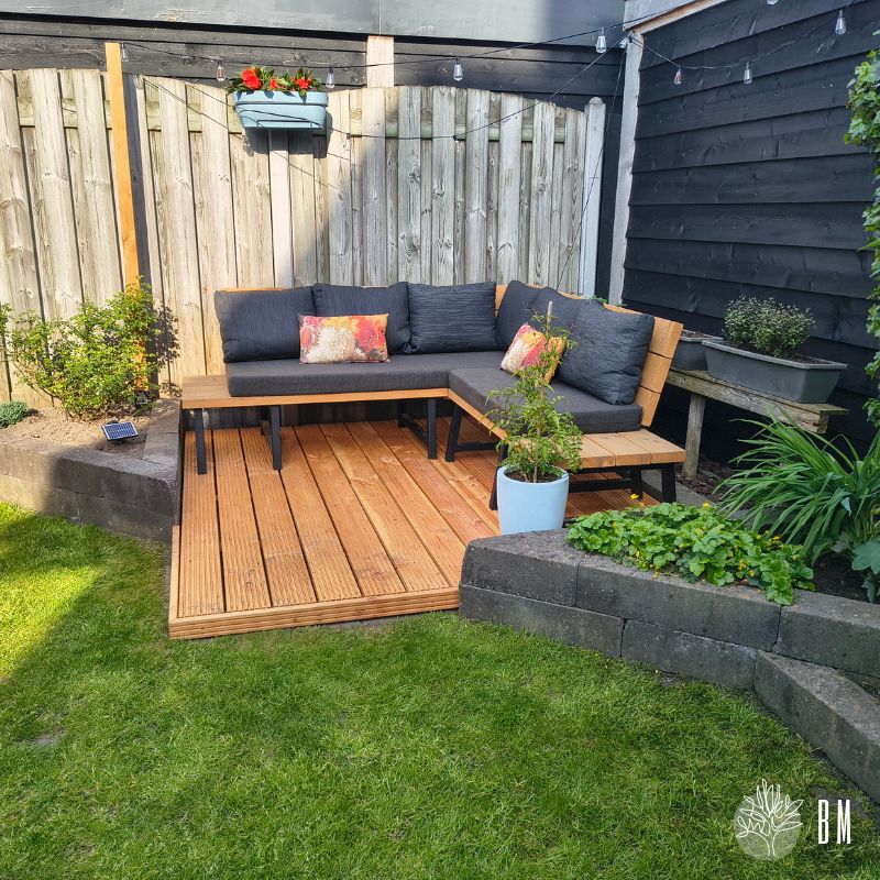 Douglas Loungebank met Zwart frame