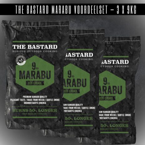 The Bastard Marabu Voordeelset – 3 x 9 kg