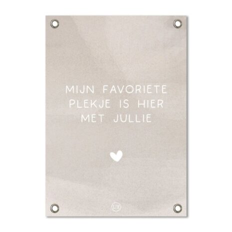 Tuinposter favoriete plekje texture 59cm x 84cm Tuinposter favoriete plekje texture 59cm x 84cm