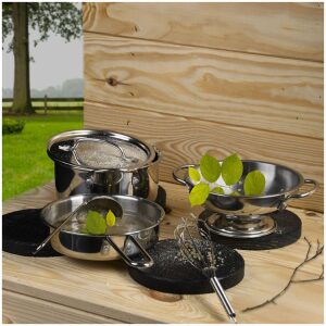 modderkeuken speelset pannetjes