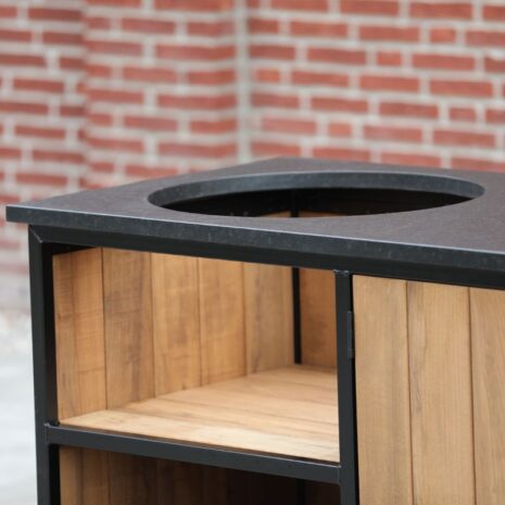 uitsparing kamado bbq keuken Farké hout